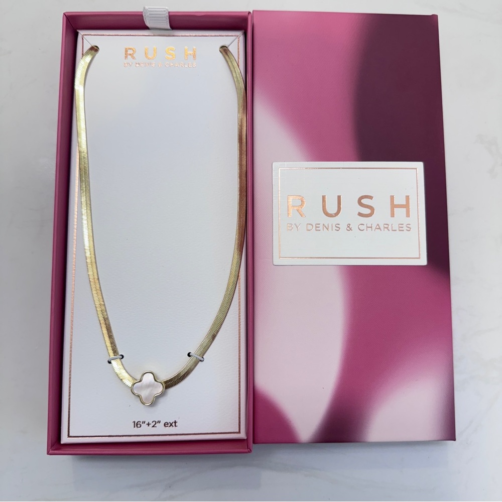 Gold snake necklace  RUSH by Denis & Charles